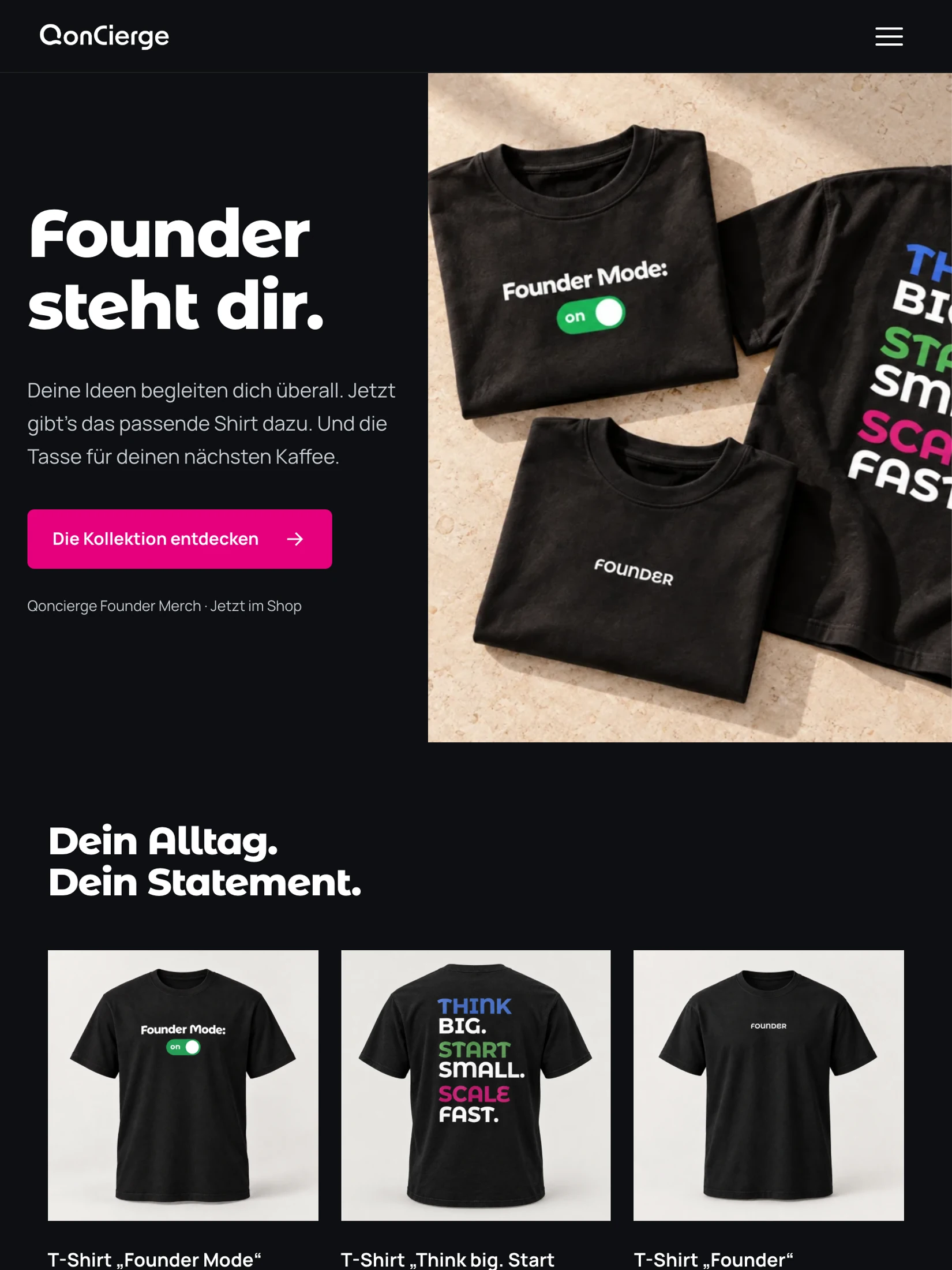 Ansicht 2 von Qoncierge Merch-Shop