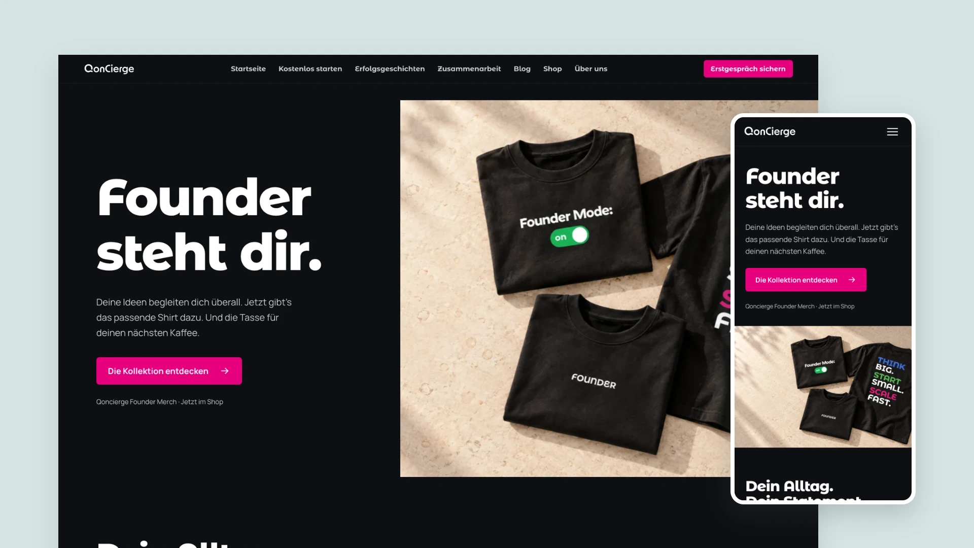 Qoncierge Merch-Shop