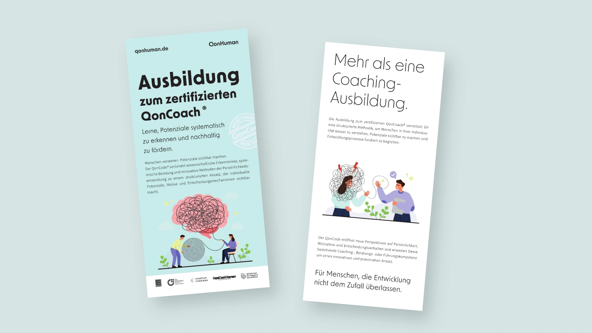 QonCoach Faltflyer